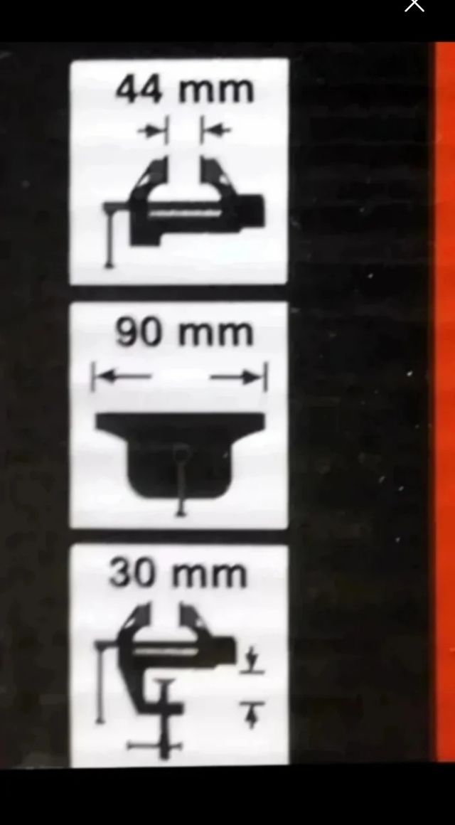 Tornillo de banco nuevo.