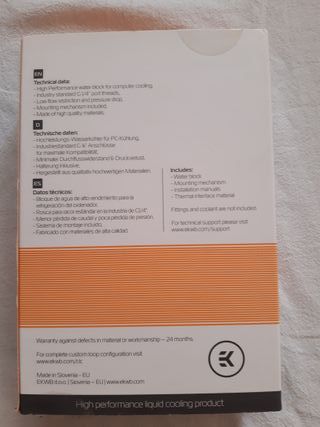 ASUS BLOQUE REFRIGERACION LIQUIDA CPU