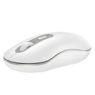 Ratón inalámbrico 2.4G, 1600 DPI, color blanco.