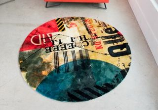 ALFOMBRA Ø120 REDONDA ESTAMPADA