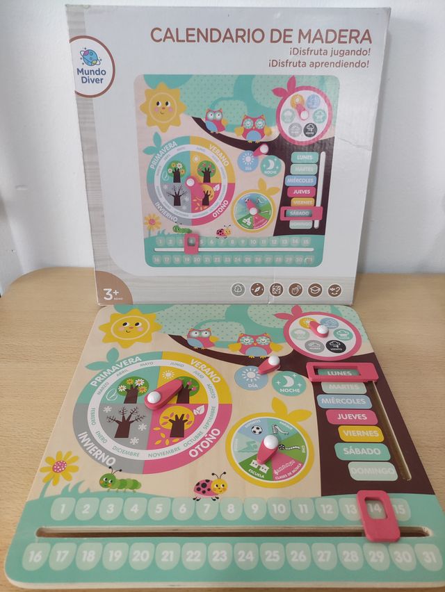 ☀️ Calendario de madera