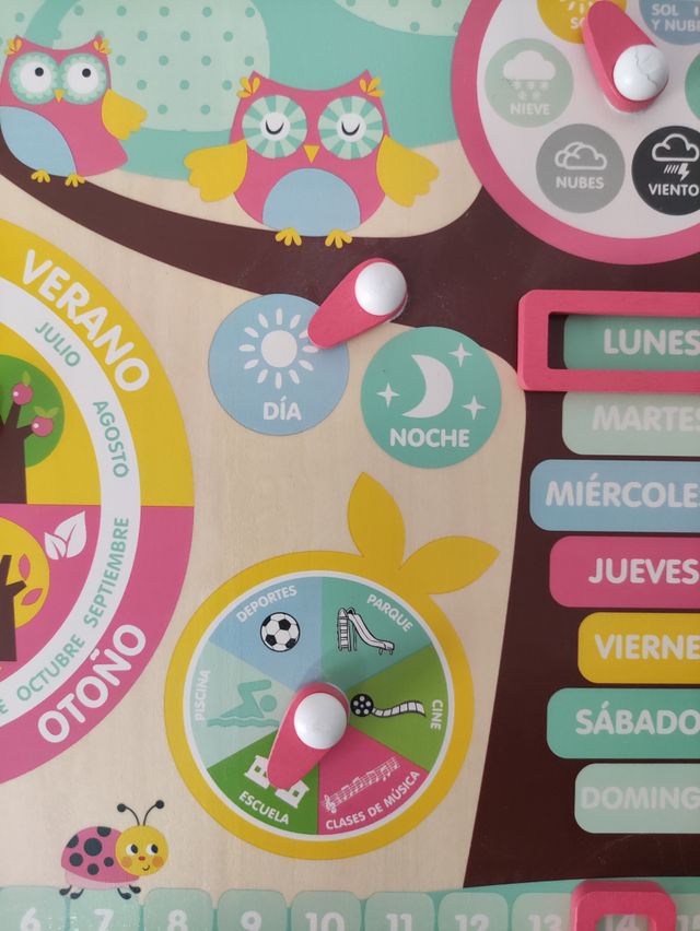 ☀️ Calendario de madera