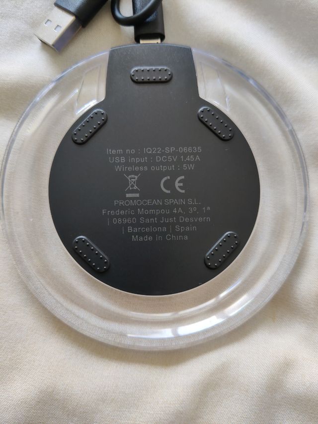 Cargador inalámbrico