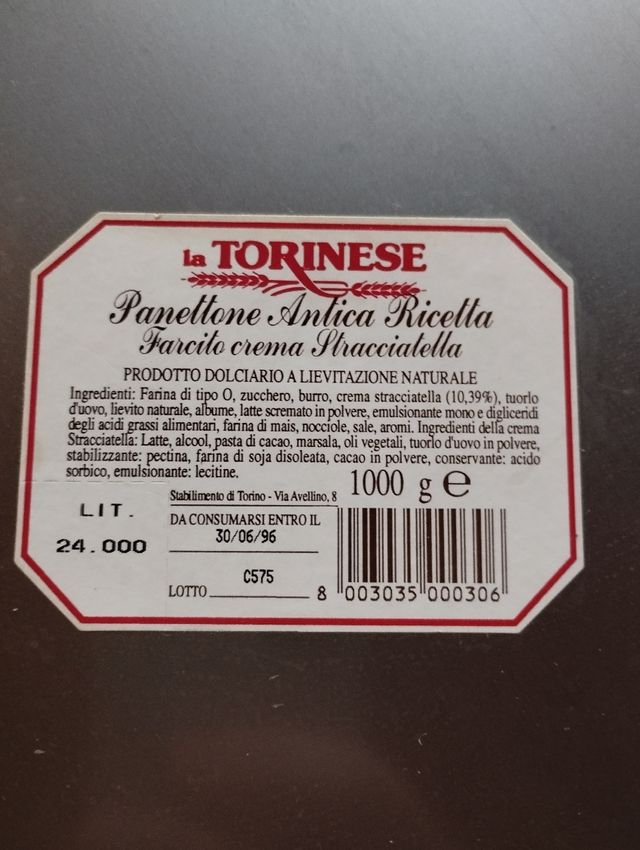 Scatola di latta vintage