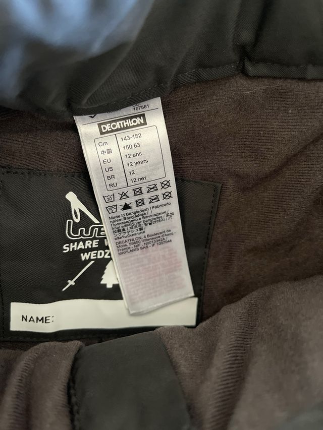 Pantalon de ski 10 a 12 años