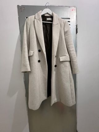 Abrigo Blanco Mango