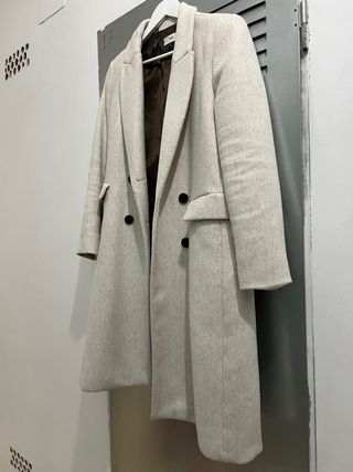 Abrigo Blanco Mango