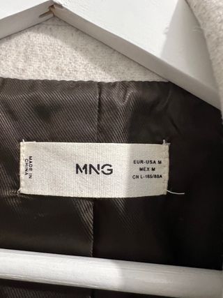 Abrigo Blanco Mango