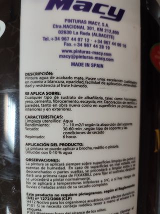 Pintura blanca