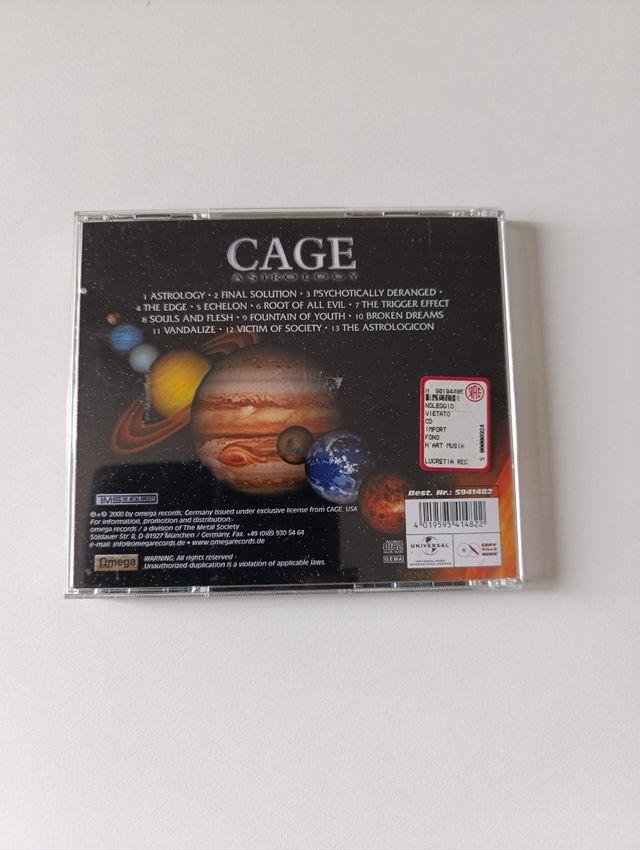 Cage astrology CD musica