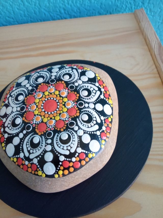 Mandala en piedra natural