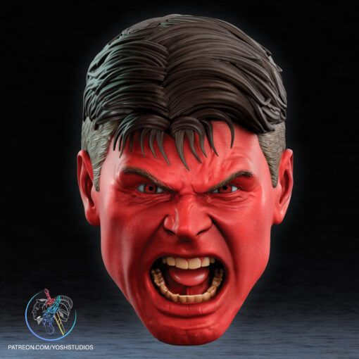 Máscara Red Hulk