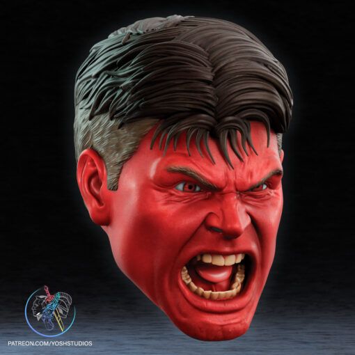 Máscara Red Hulk