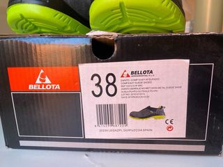 Calzado de seguridad Bellota talla 38