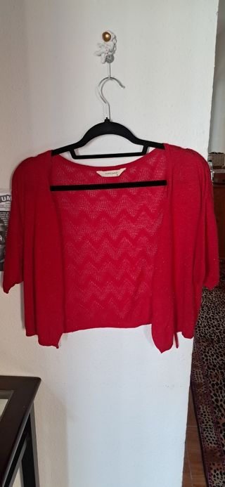 Chaqueta punto Naf Naf rojo S