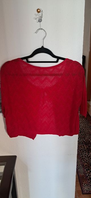 Chaqueta punto Naf Naf rojo S