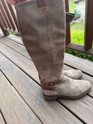 Stivali Klondike beige n.37 Gambale alto