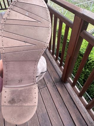 Stivali Klondike beige n.37 Gambale alto