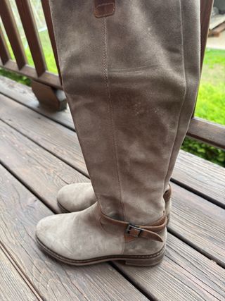 Stivali Klondike beige n.37 Gambale alto