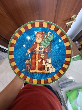 Piatto decorativo natalizio
