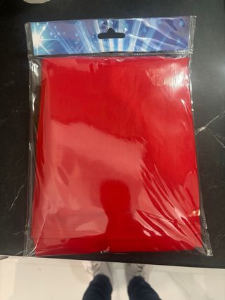 Capa roja disfraz 