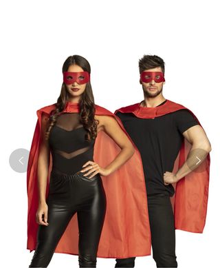Capa roja disfraz 