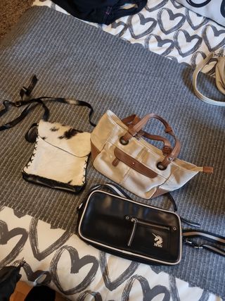 Lote 3 bolsos más regalo cartera