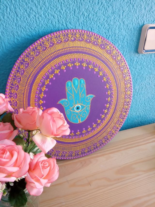 Cuadro mano de Fátima