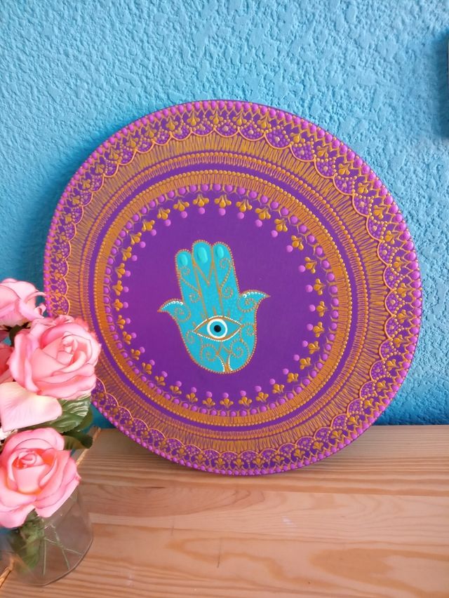 Cuadro mano de Fátima