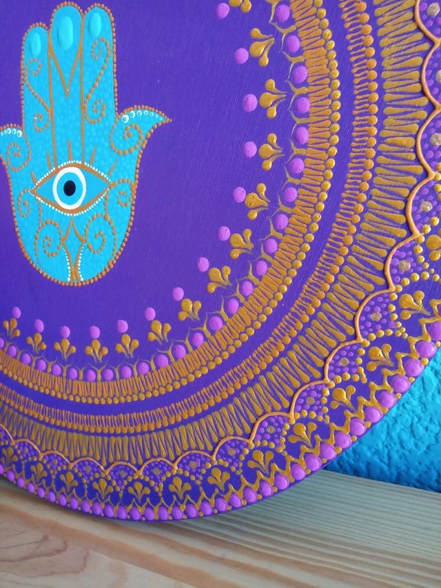 Cuadro mano de Fátima