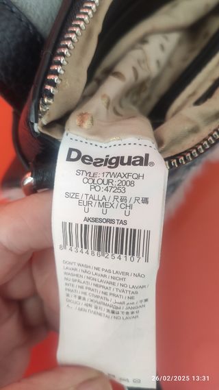 Bolso desigual invierno 