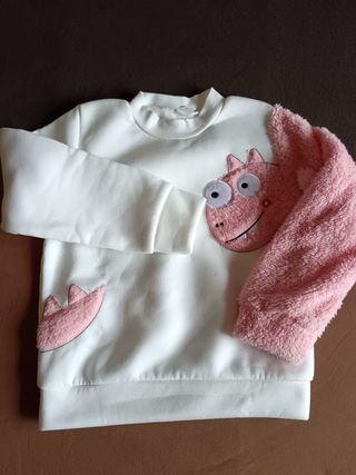 Felpa bambina 6/7 anni 