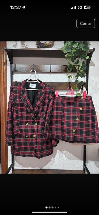 Traje Tintoretto Cuadro escoces T.XL