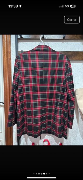 Traje Tintoretto Cuadro escoces T.XL