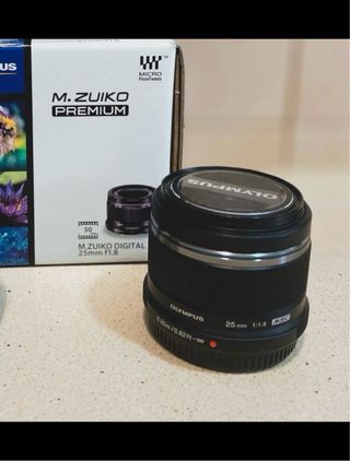 PACK Olympus Pen F black edition + 25mm