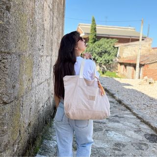 Tote bag artesanal, bolsa de playa, bolso de viaje
