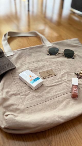 Tote bag artesanal, bolsa de playa, bolso de viaje