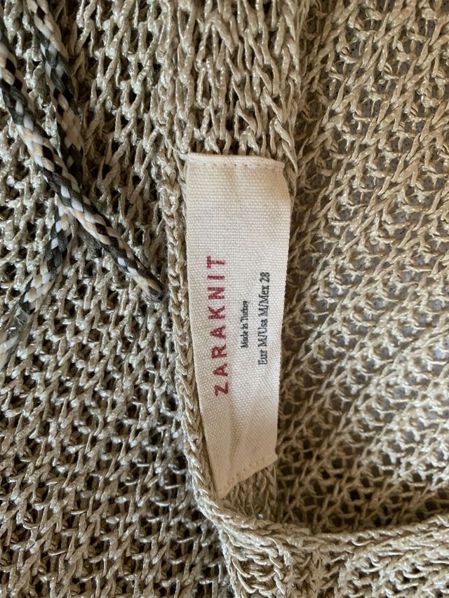 Jersey dorado Zara talla M