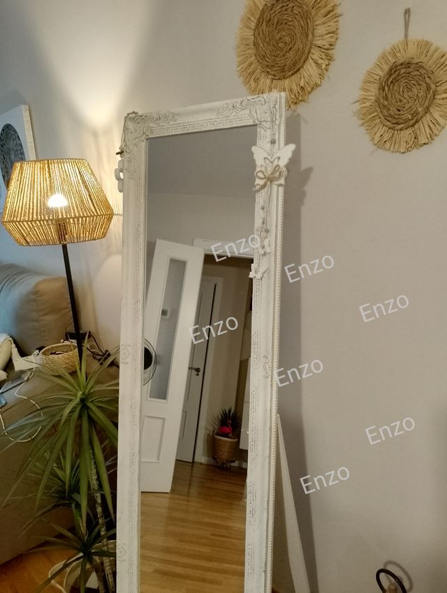 Espejo de pie shabby chic 40x160