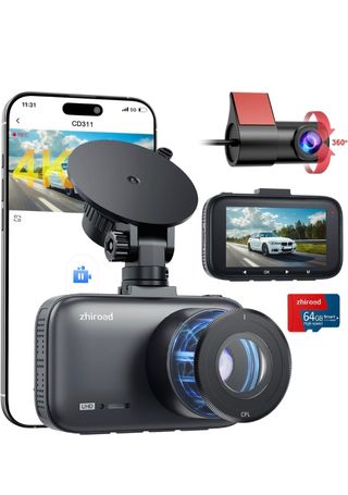 Cámara Dashcam coche delantera y trasera a estrena