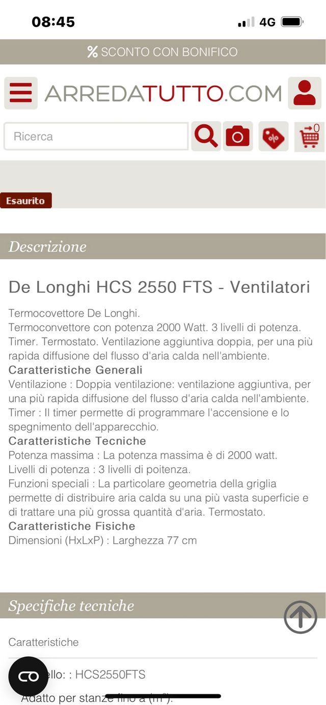 Termoconvertore de longhi.