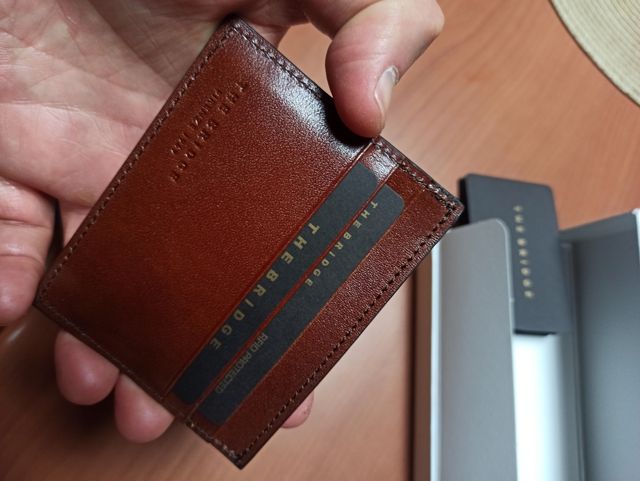 Portafoglio the bridge in pelle