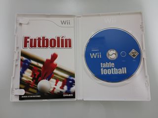 Juego Futbolín Wii