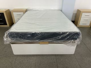 CANAPE ABATIBLE + COLCHON VISCO 135 Y 150 NUEVO