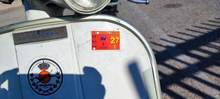 Vespa 200 DN con intermitentes. 1985