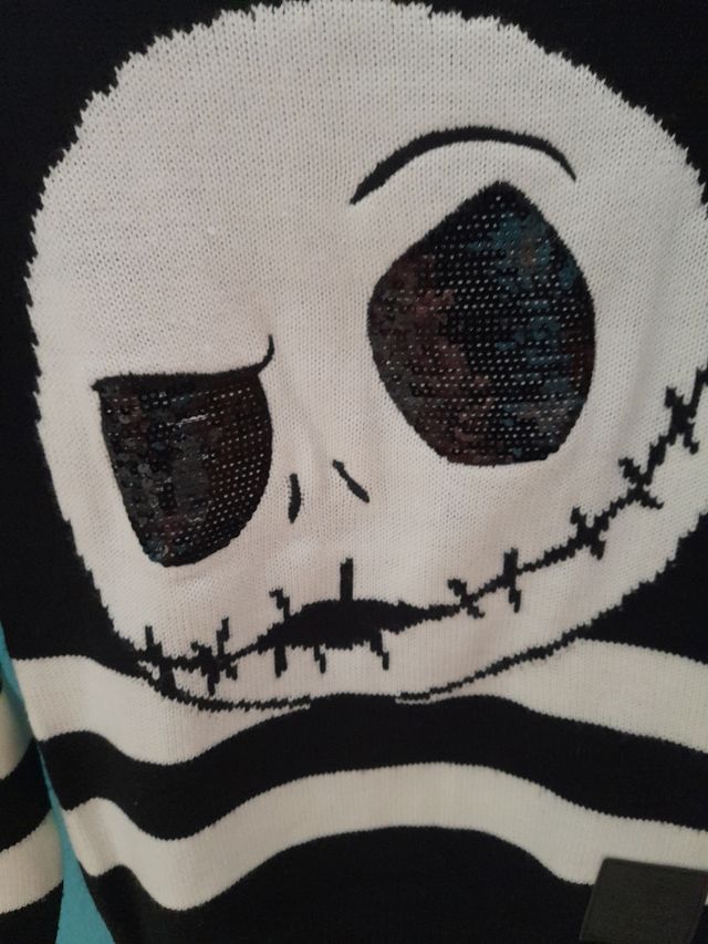 Jersey Jack Skellington Pesadilla antes de navidad