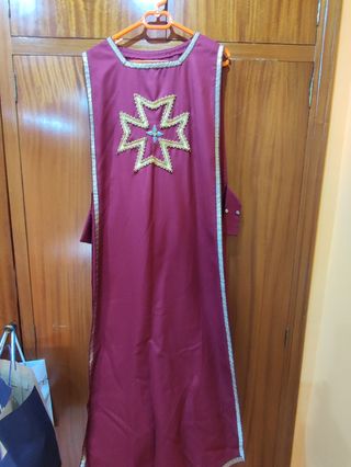Capa sin mangas templaria