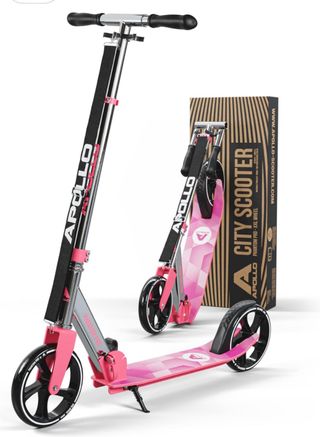 Patinete rosa 2 ruedas nuevo a estrenar
