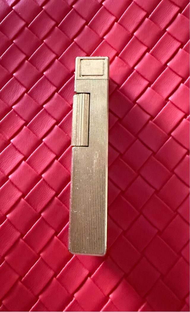 Accendino da collezione antico placcato in oro