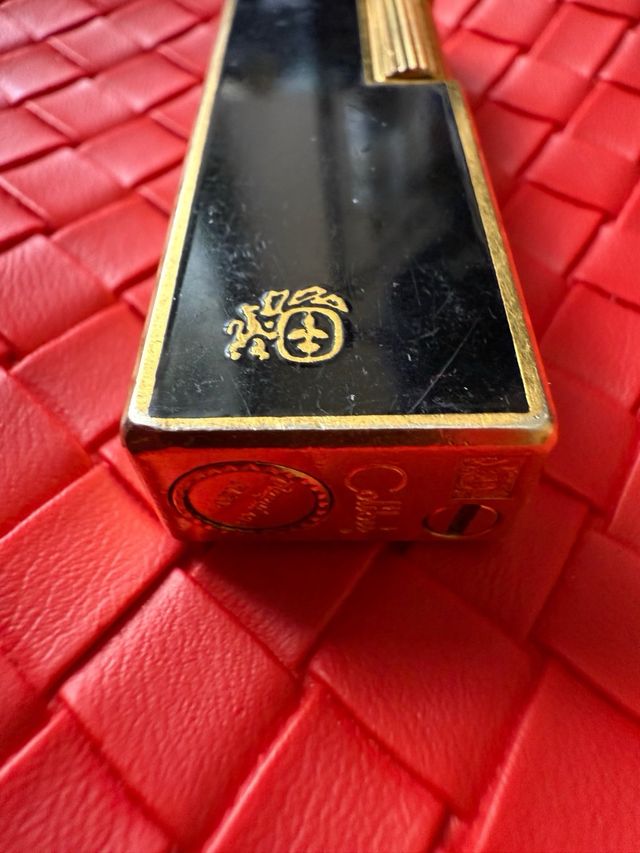 Accendino da collezione antico placcato in oro